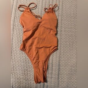 Kids Rust One Piece Swimsuit